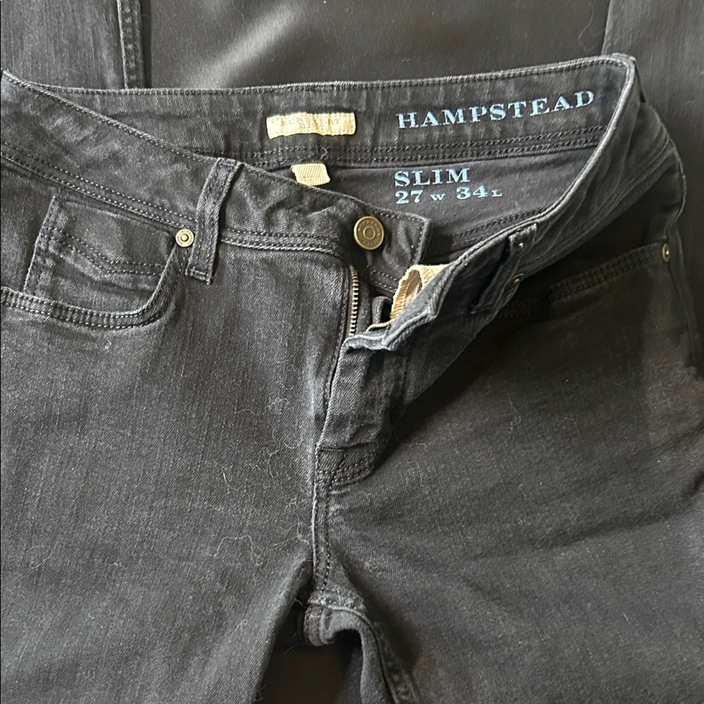 Burberry Hampstead Slim Jeans - Charcoal
